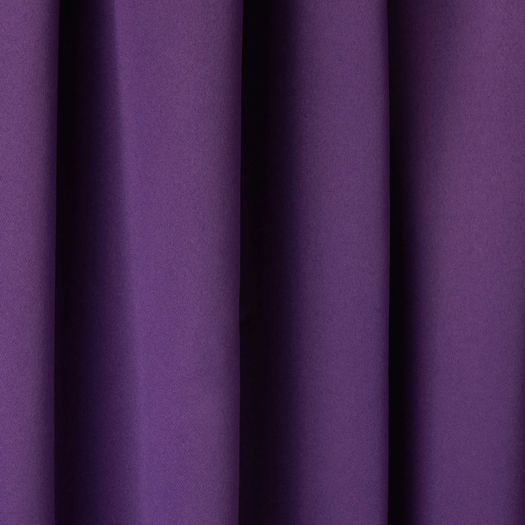Essential Blackout Collection - Woven Blackout Pencil Pleat Curtains in Amethyst - Image 3