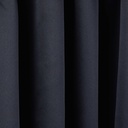 Essential Blackout Collection - Woven Blackout Pencil Pleat Curtains in Black - Image 2