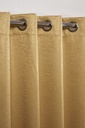 Metro Collection - Thermal Blackout Eyelet Curtains in Ochre - Image 2