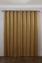 Metro Collection - Thermal Blackout Eyelet Curtains in Ochre - Image 4