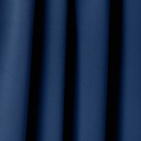 Essential Blackout Collection - Woven Thermal Blackout Pencil Pleat Curtains in Navy - Image 3