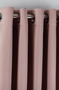 Essential Blackout Collection - Woven Thermal Blackout Eyelet Curtains in Blush Pink - Image 2