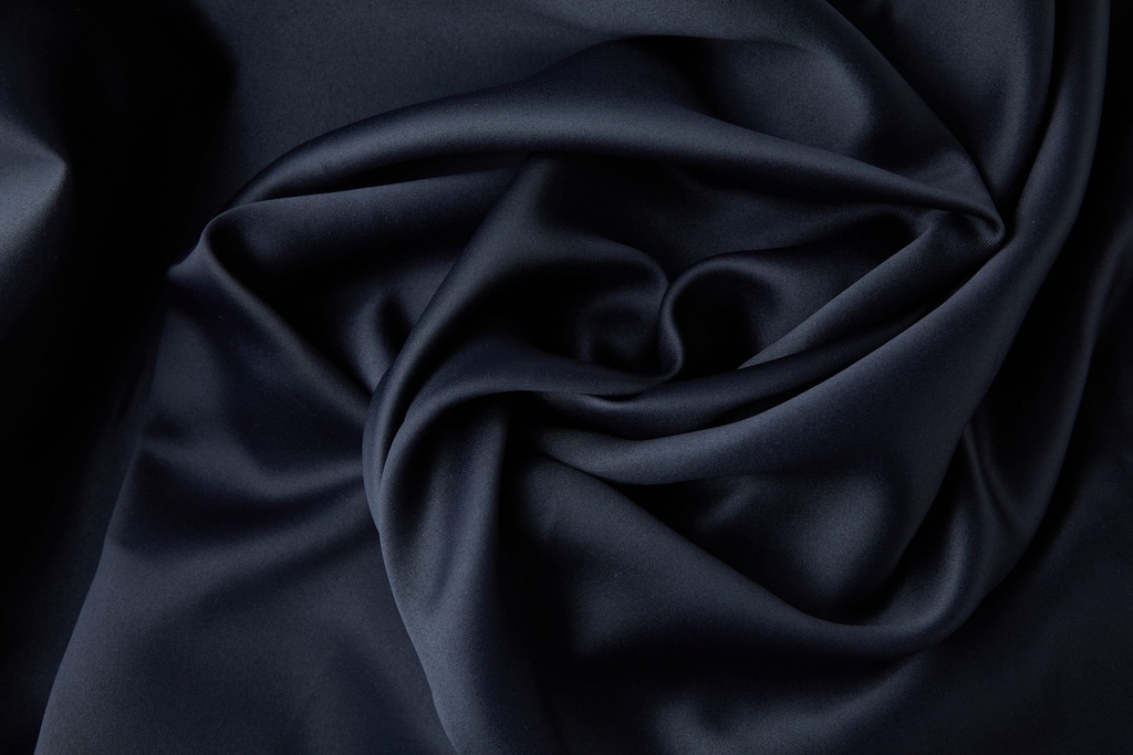 Essential Blackout Collection - Woven Thermal Blackout Eyelet Door Curtain in Black - Image 3