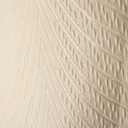Wave Collection - Woven Jacquard Lined Eyelet Curtains in Cream - Image 6