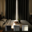 Amaranth Collection - Ultra Blackout Eyelet Curtains in Stone - Image 4