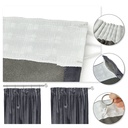 Verbena Collection - Velvet Blackout Pencil Pleat Curtains in Charcoal - Image 4