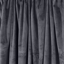 Verbena Collection - Velvet Blackout Pencil Pleat Curtains in Charcoal - Image 6