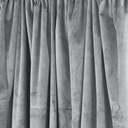 Verbena Collection - Velvet Blackout Pencil Pleat Curtains in Silver - Image 6
