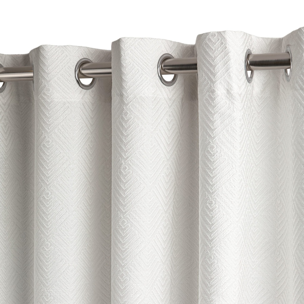Amaranth Collection - Ultra Blackout Eyelet Curtains in White - Image 3