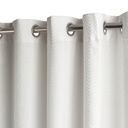 Amaranth Collection - Ultra Blackout Eyelet Curtains in White - Image 3