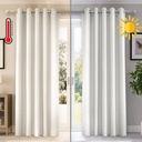 Amaranth Collection - Ultra Blackout Eyelet Curtains in White - Image 7