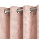 Amaranth Collection - Ultra Blackout Eyelet Curtains in Blush Pink - Image 3