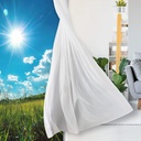Rhodes - Lined Eyelet Voile Curtain Pair in White - Image 2