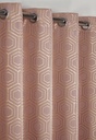 Element Collection - Woven Thermal Blackout Eyelet Curtains in Blush Pink - Image 2