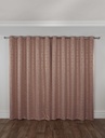Element Collection - Woven Thermal Blackout Eyelet Curtains in Blush Pink - Image 4