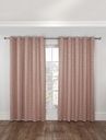 Element Collection - Woven Thermal Blackout Eyelet Curtains in Blush Pink - Image 5