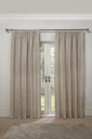 Cavendish Collection - Lined Pencil Pleat Jacquard Curtains in Cream - Image 3