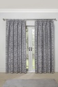 Cavendish Collection - Lined Pencil Pleat Jacquard Curtains in Silver - Image 3