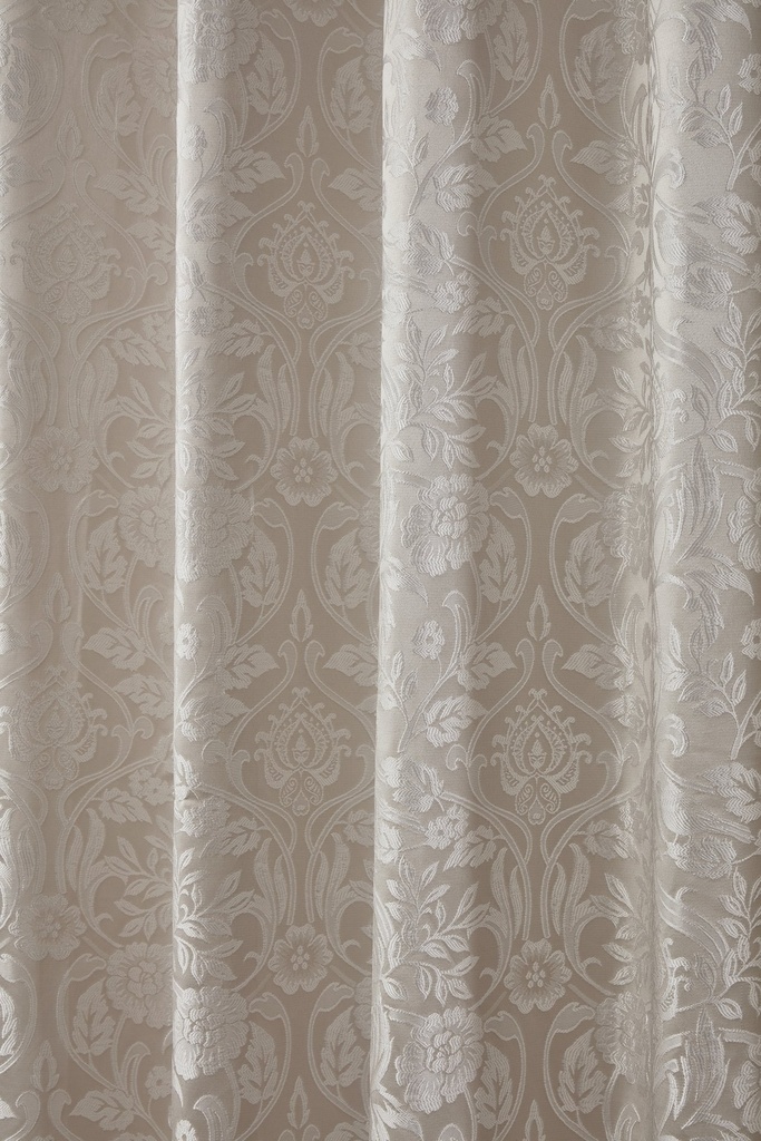 Harrow - Lined Eyelet Jacquard Curtains in Cream - Image 2