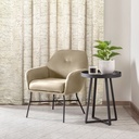 Wisteria Collection - Lined Eyelet Curtains in Natural - Image 3