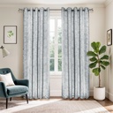Wisteria Collection - Lined Eyelet Curtains in Grey - Image 5