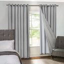 Blackout Lining Collection - Total Blackout Eyelet Curtain Linings - Image 3