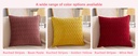 Pleated Stripe Velvet Cushion - 45 × 45 cm - Image 9