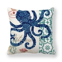 Vintage Ocean Print Cushion Cover - 45 × 45 cm - Image 29