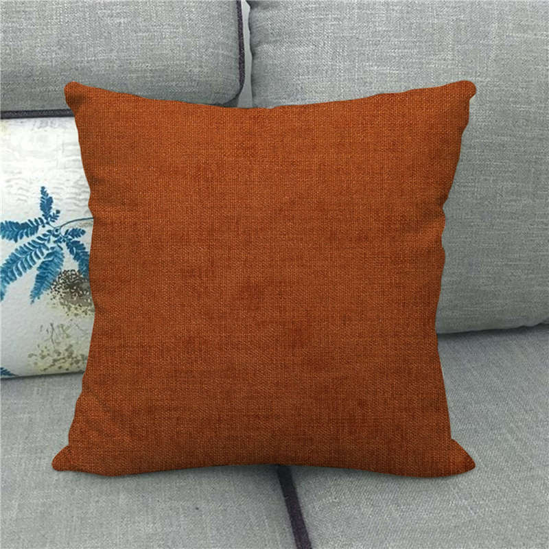 Plain Linen Cushion Cover - 45 × 45 cm - Image 3