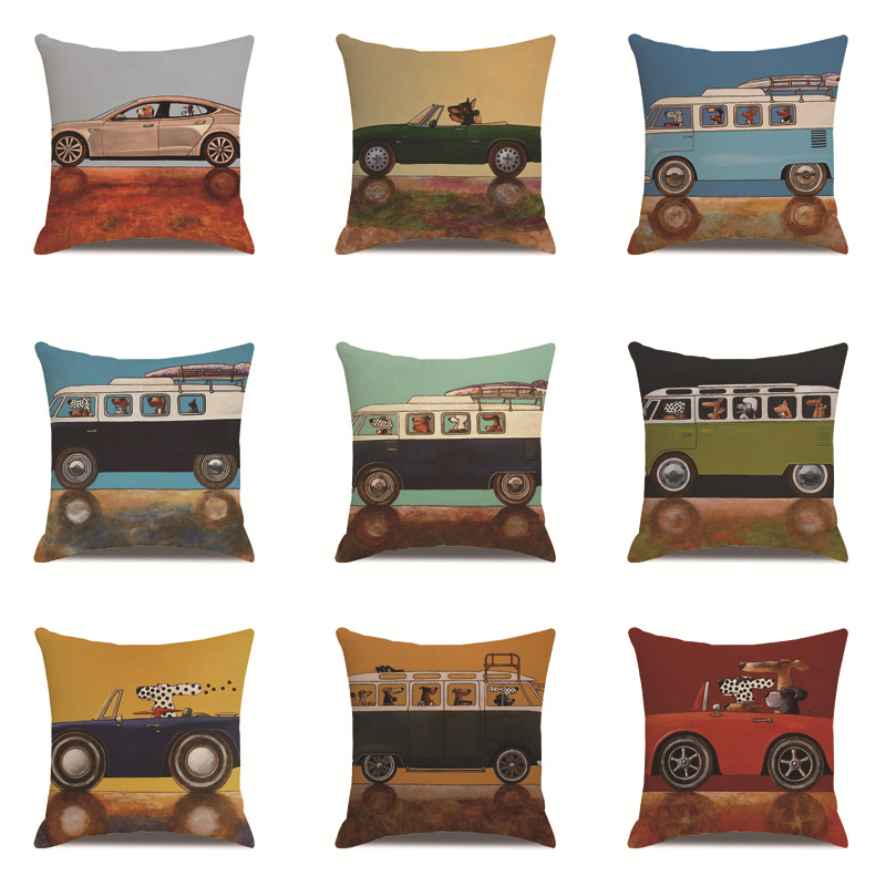 Plain Linen Cushion Cover - 45 × 45 cm - Image 6