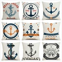Plain Linen Cushion Cover - 45 × 45 cm - Image 10