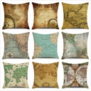 Plain Linen Cushion Cover - 45 × 45 cm - Image 11