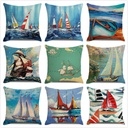 Plain Linen Cushion Cover - 45 × 45 cm - Image 16