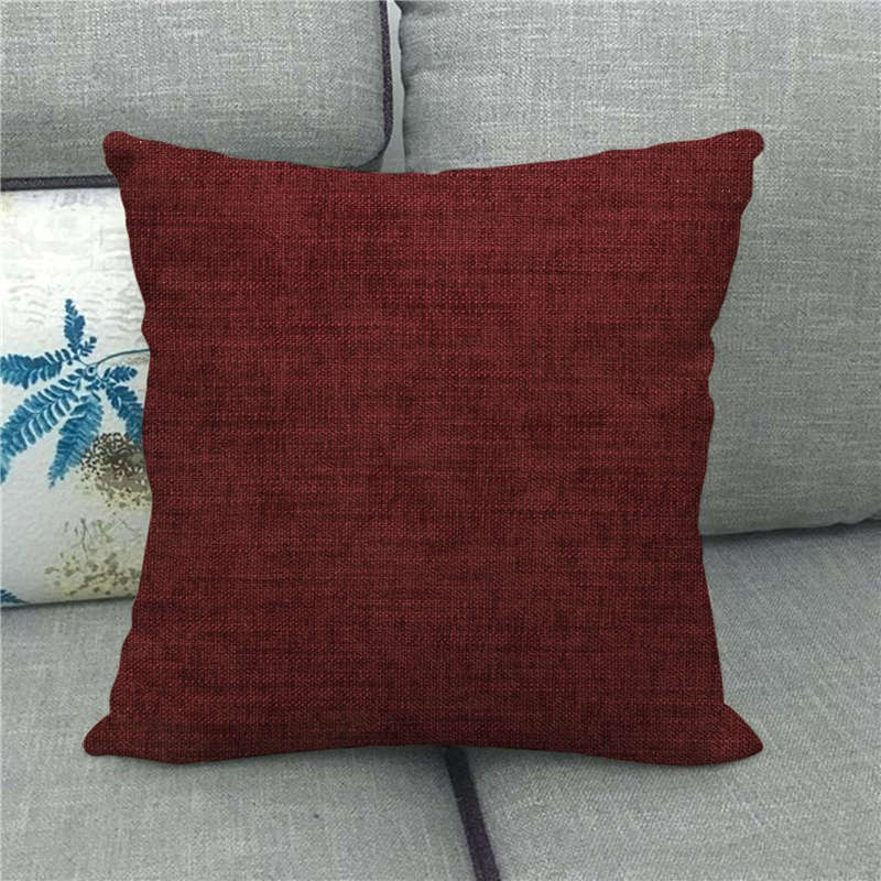 Plain Linen Cushion Cover - 45 × 45 cm - Image 24