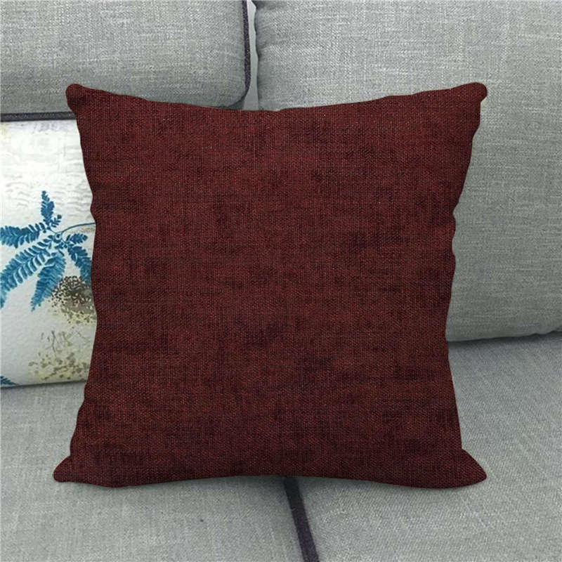 Plain Linen Cushion Cover - 45 × 45 cm - Image 25