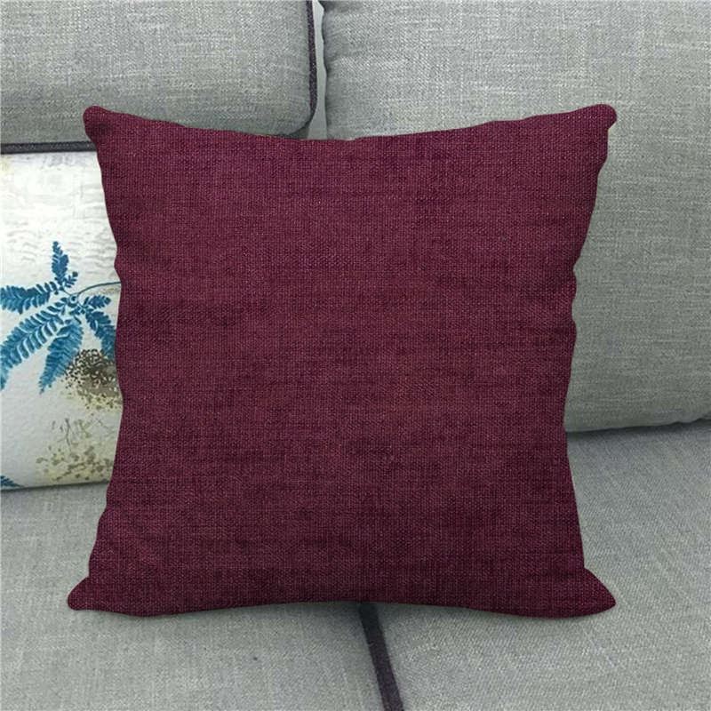 Plain Linen Cushion Cover - 45 × 45 cm - Image 27