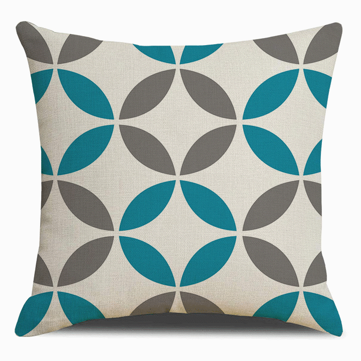 Nordic Geometric Cushion Cover - 45 × 45 cm - Image 2