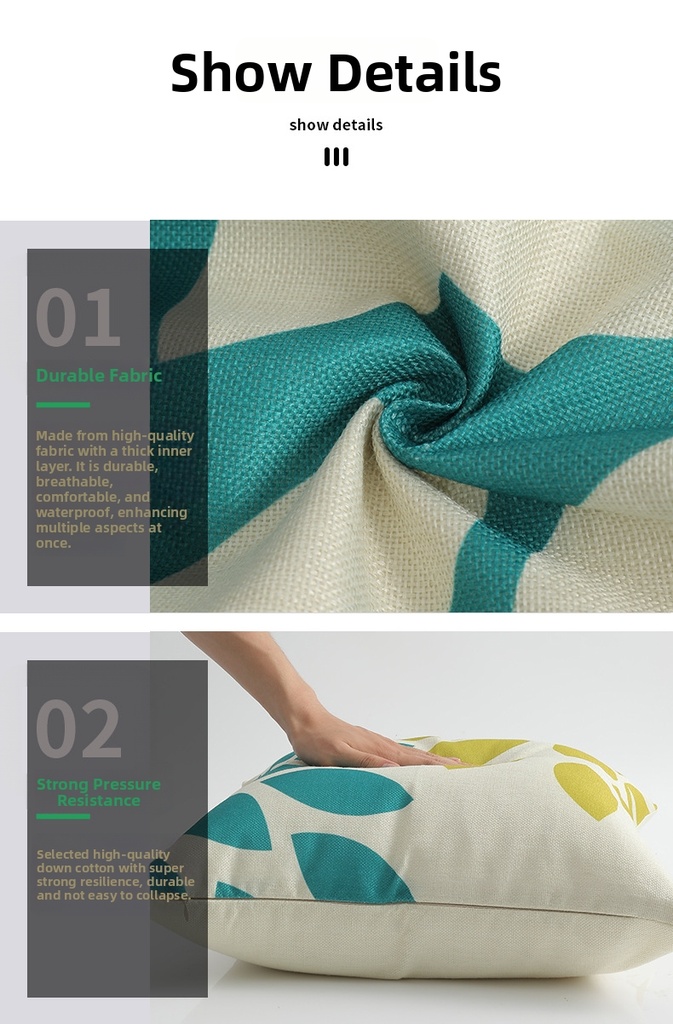 Nordic Geometric Cushion Cover - 45 × 45 cm - Image 9