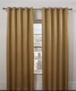 Metro Collection – Thermal Blackout Eyelet Curtains in Ochre - Gallery 2