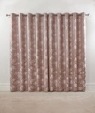 English Garden – Lined Eyelet Jacquard Curtains in Blush Pink - Gallery 3