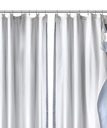 Blackout Lining Collection – Total Blackout Pencil Pleat Curtain Linings in White - Gallery 2