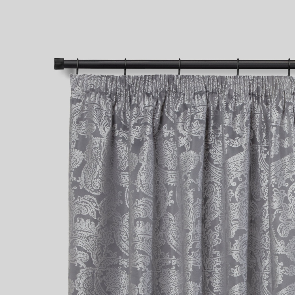 Fenton - Extendable Curtain Pole in Matt Black (With rings) - Image 2