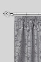 Cage - Extendable Curtain Pole in Chrome (with rings) - Image 2