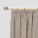 Cage - Extendable Curtain Pole in Antique Brass (with rings) - Image 2