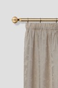 Sphere - Extendable Curtain Pole in Antique Brass (with rings) - Image 2