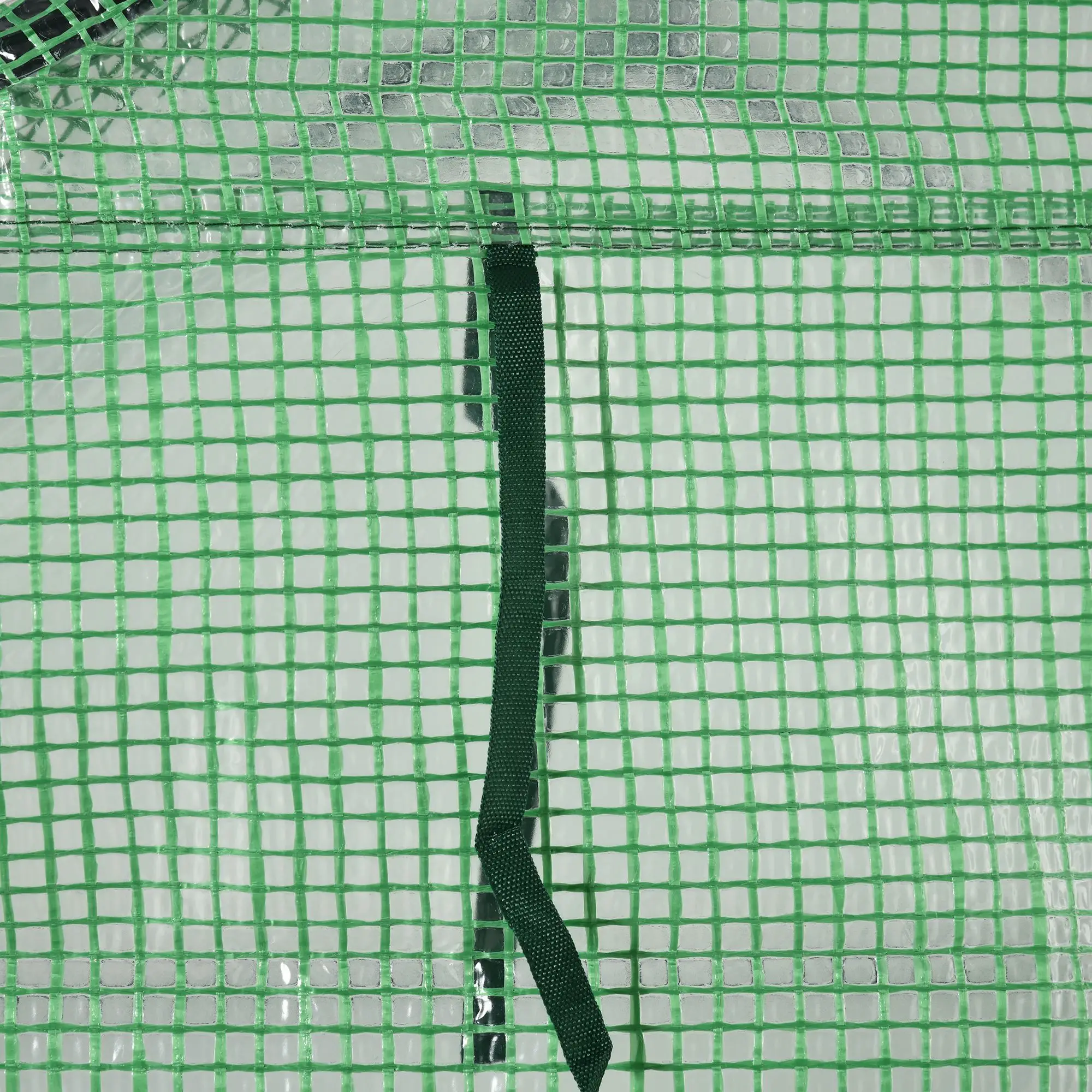 Outsunny 143 x 138cm Walk-in Greenhouse, Green - Image 8