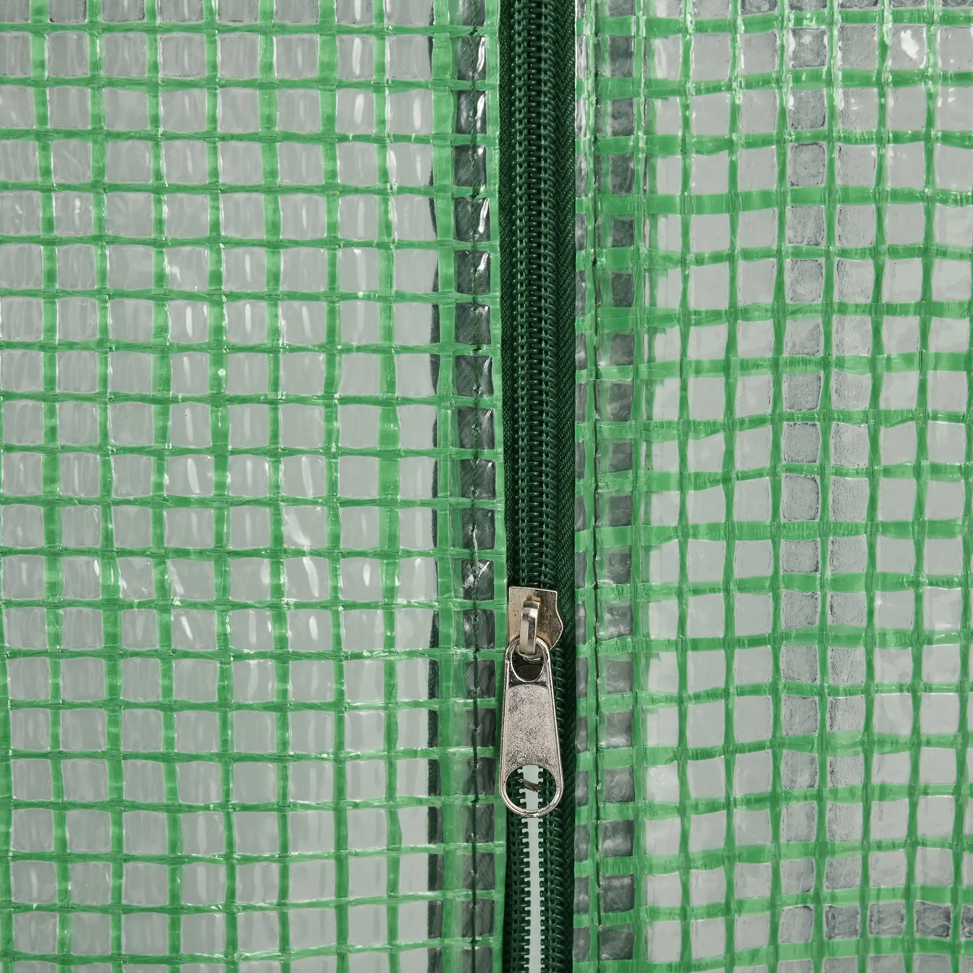 Outsunny 143 x 138cm Walk-in Greenhouse, Green - Image 9