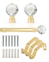 Cristalla - Extendable Curtain Pole in Gold - Image 3