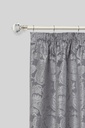 Cristalla - Extendable Curtain Pole in Brushed Silver (With rings) - Image 2