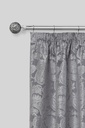 Mirrored - Extendable Curtain Pole in Chrome (With rings) - Image 2